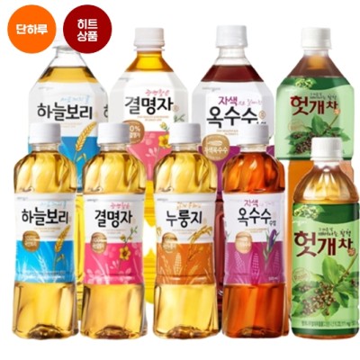 [티몬] 하늘보리 500ml x 20개 외 누룽지차,결명자차,옥수수수염 등등 (9,900원)